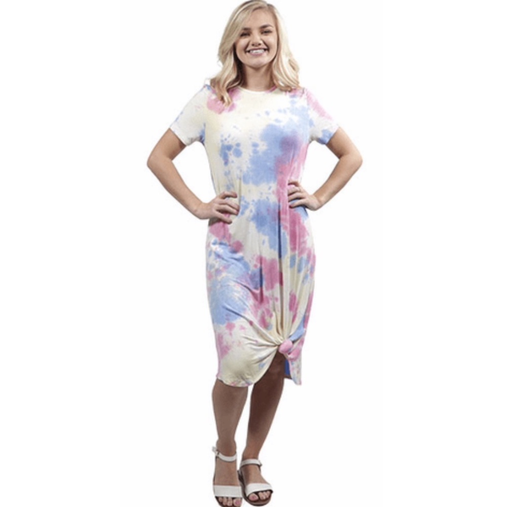 Simply Southern Tie Dye Knot Maxi Dress